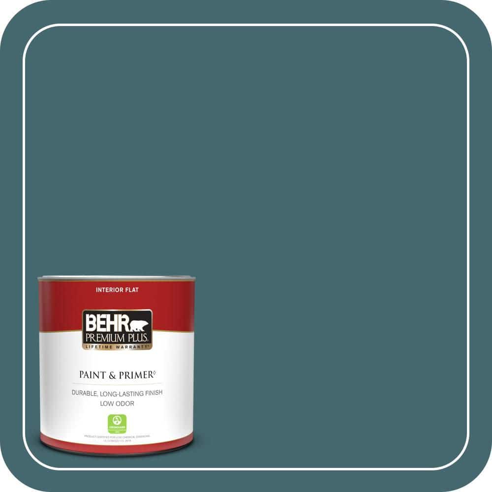 BEHR PREMIUM PLUS Home Decorators Collection #HDC-AC-05L Jade Flat Low Odor & Primer