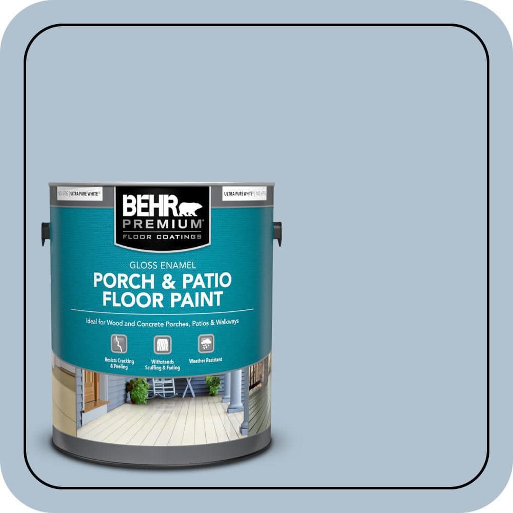 BEHR PREMIUM 1 gal. #S510-2 Boot Cut Gloss Enamel Interior/Exterior Porch and Patio Floor Paint