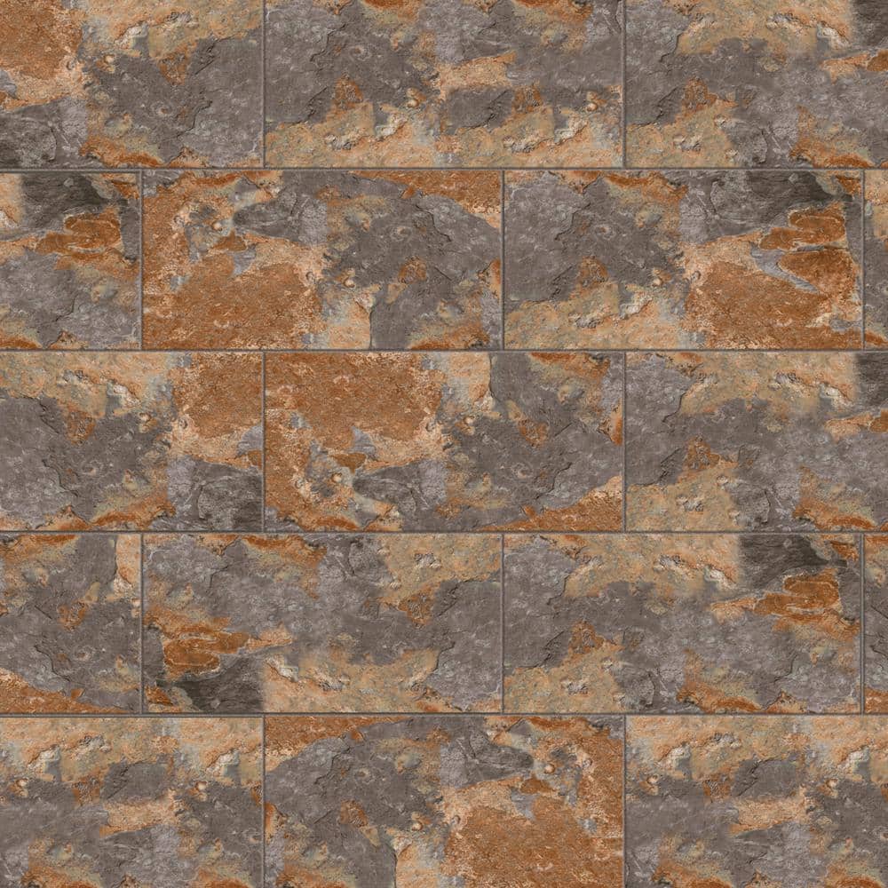 Marazzi VitaElegante Ardesia 12 in. x 24 in. Matte Porcelain Floor and Wall Tile (1.95 sq. ft. /each) (2)