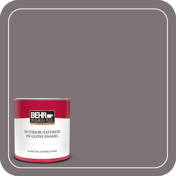 BEHR PREMIUM PLUS 1 gal. #BNC-30 Enigmatic Semi-Gloss Enamel Low Odor Interior Paint & Primer (3)