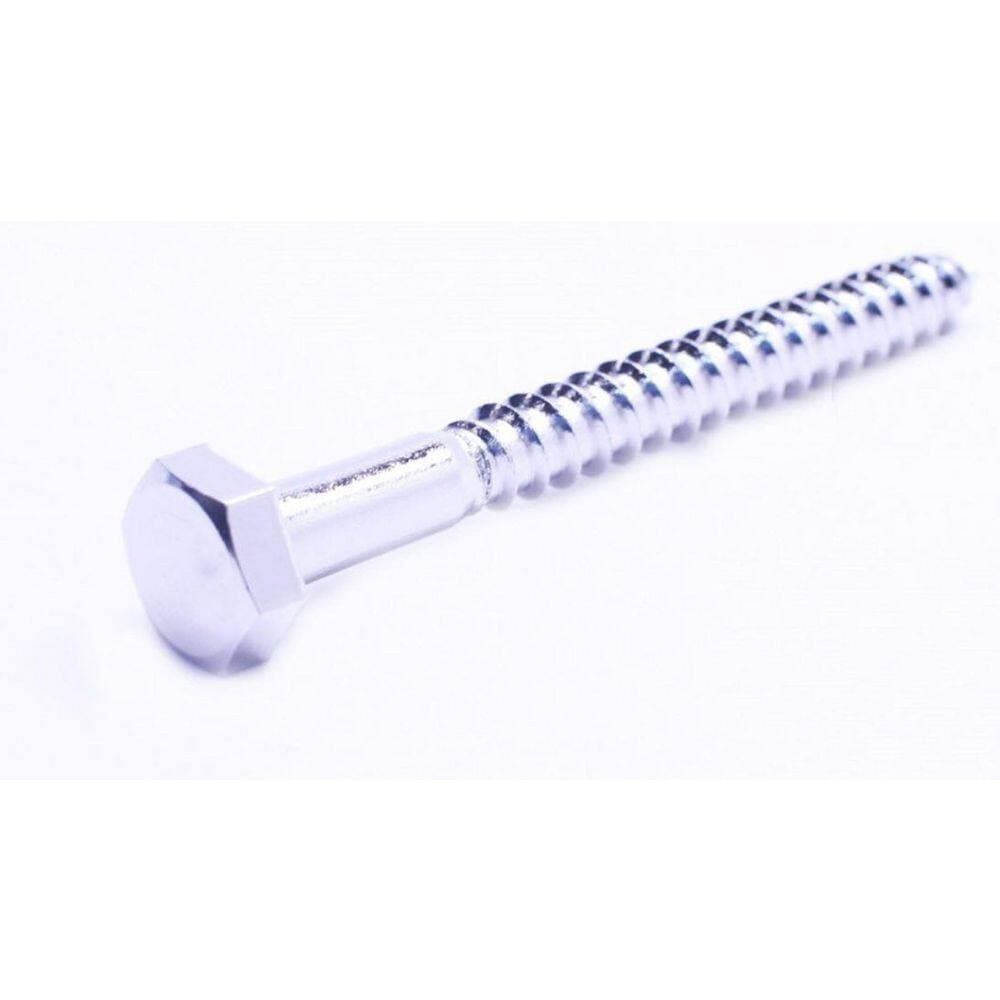 FOREVERBOLT 1/4 in. x 6 in. Hex Head Stainless Steel Lag Screws Treated with NL-19 (10-Pack) (2)