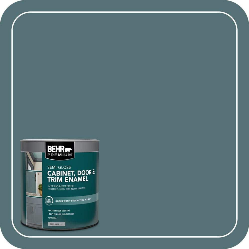 BEHR PREMIUM 1 qt. #PPU13-02 Juniper Berries Semi-Gloss Enamel Interior/Exterior Cabinet, Door & Trim Paint