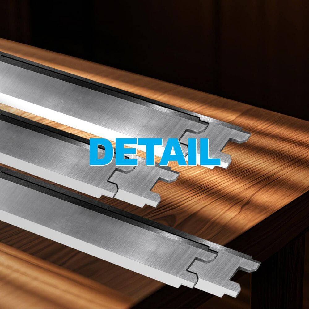 LAIFUCAM 13-3/8 in. High Speed Steel Planer Knives with Double Cutting Edge for R4330 R4331 TP1300LS AC20502 6-Pieces (2)