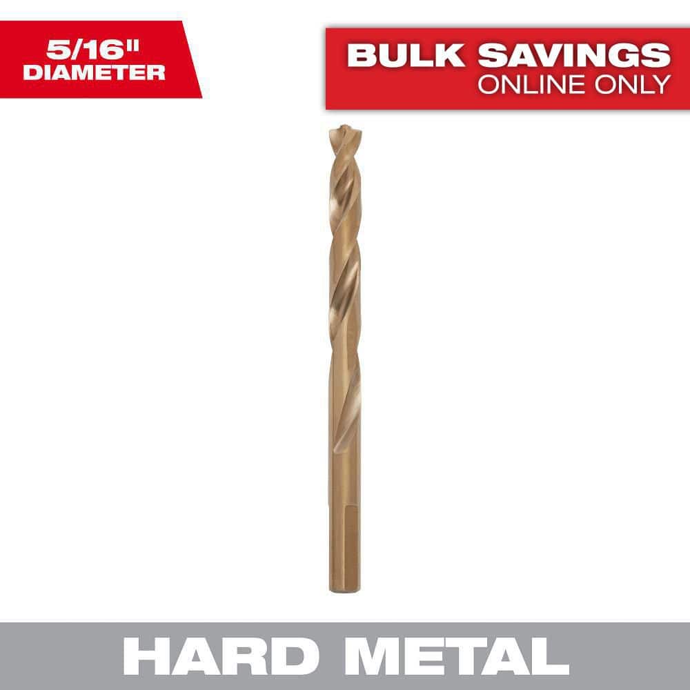 Milwaukee 5/16 in. Cobalt Red Helix Twist Drill Bit