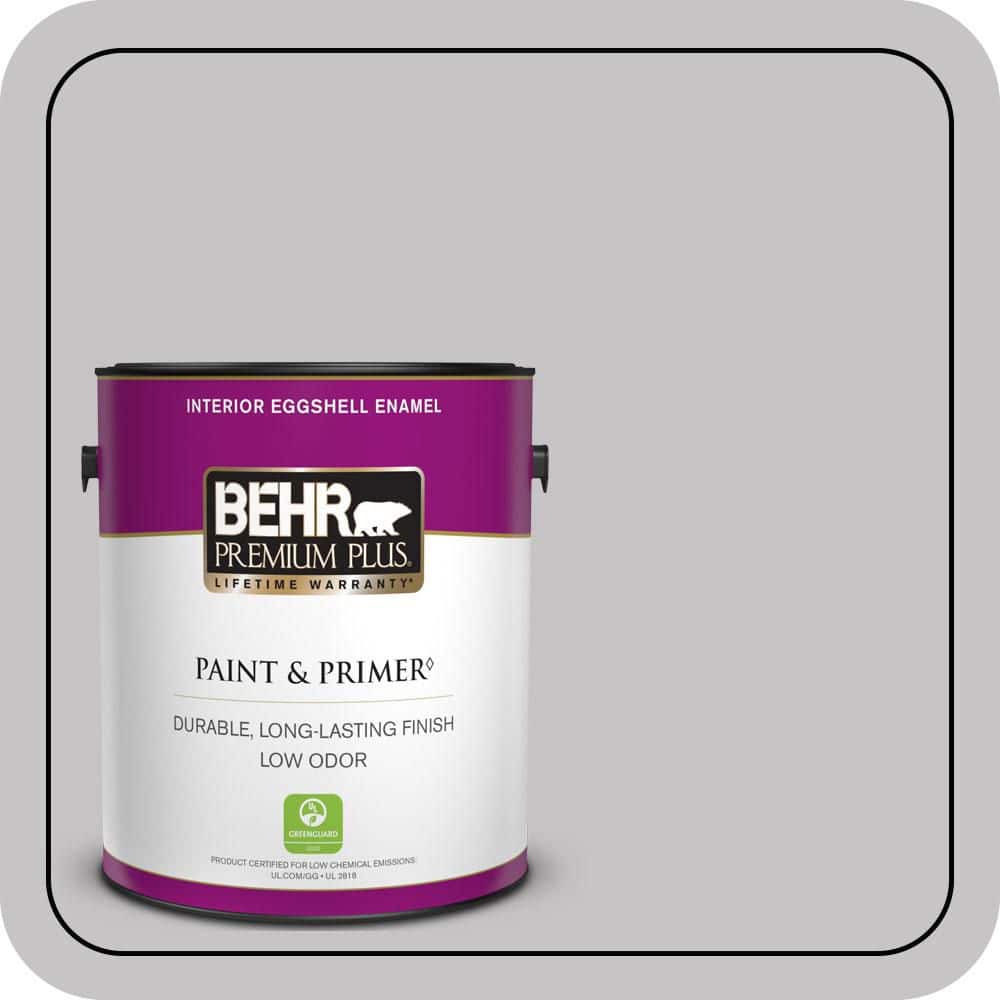 BEHR PREMIUM PLUS 1 gal. #T15-6 Dreamscape Gray Eggshell Enamel Low Odor Interior Paint & Primer