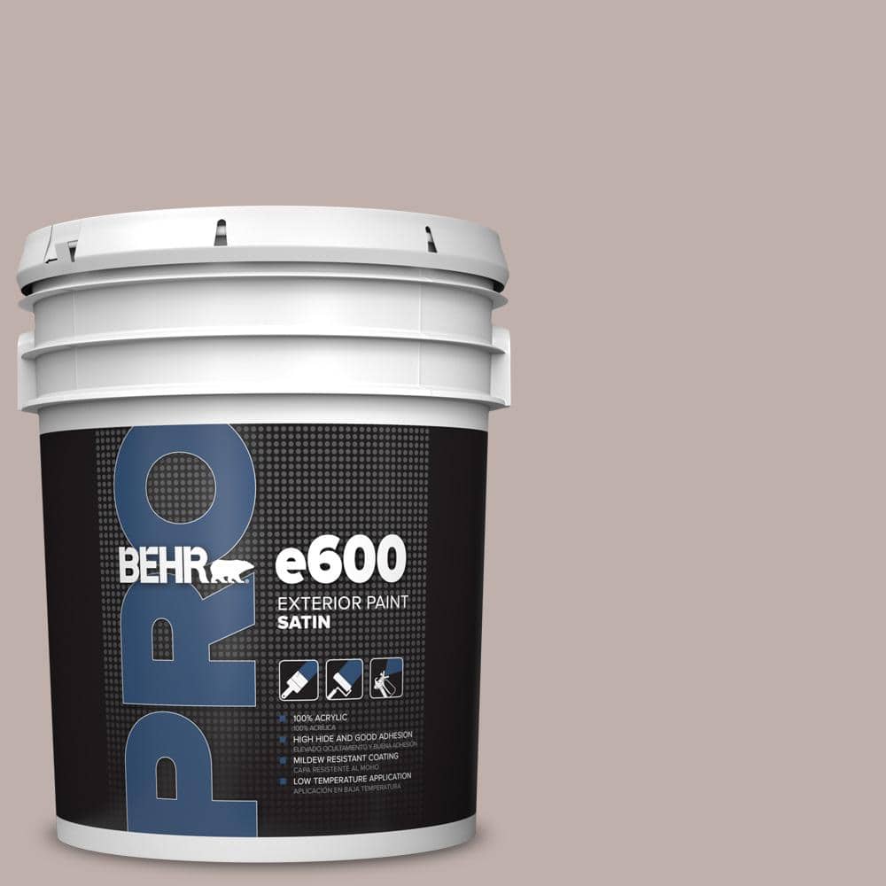 BEHR PRO 5 gal. #740A-3 Oak Ridge Satin Exterior Paint