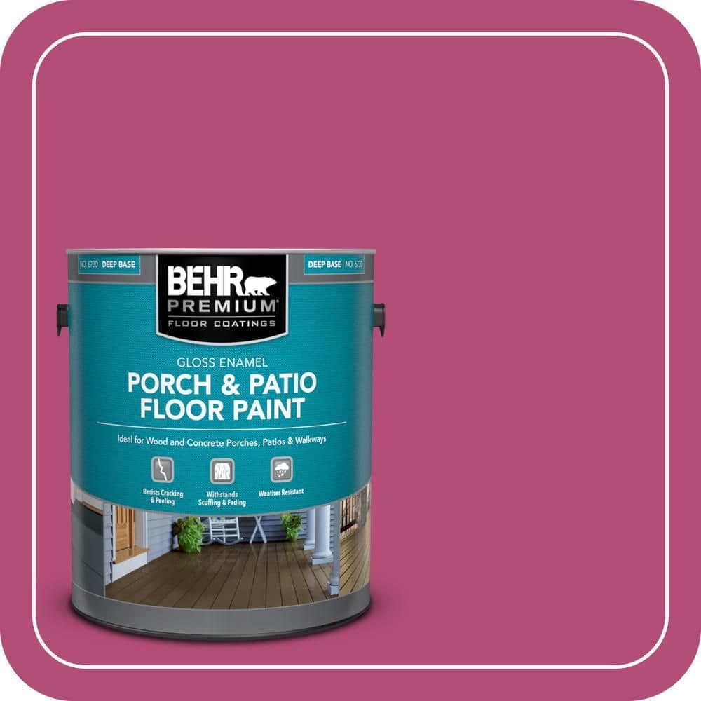 BEHR PREMIUM 1 gal. #P120-6 Diva Glam Gloss Enamel Interior/Exterior Porch and Patio Floor Paint