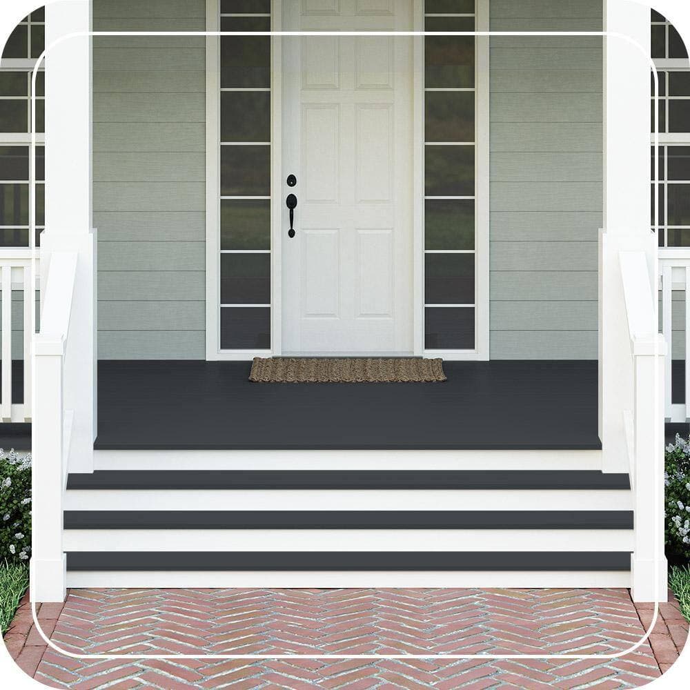 BEHR PREMIUM #PPU24-23 Textured Low-Lustre Enamel Interior/Exterior Porch and Patio Anti-Slip Floor Paint (2)