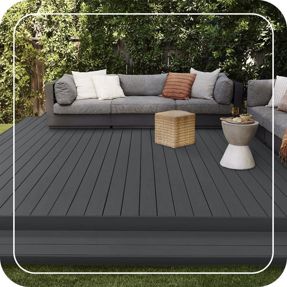 BEHR PREMIUM 1 qt. #PPU26-01 Satin Black Solid Color Waterproofing Exterior Wood Stain and Sealer (3)