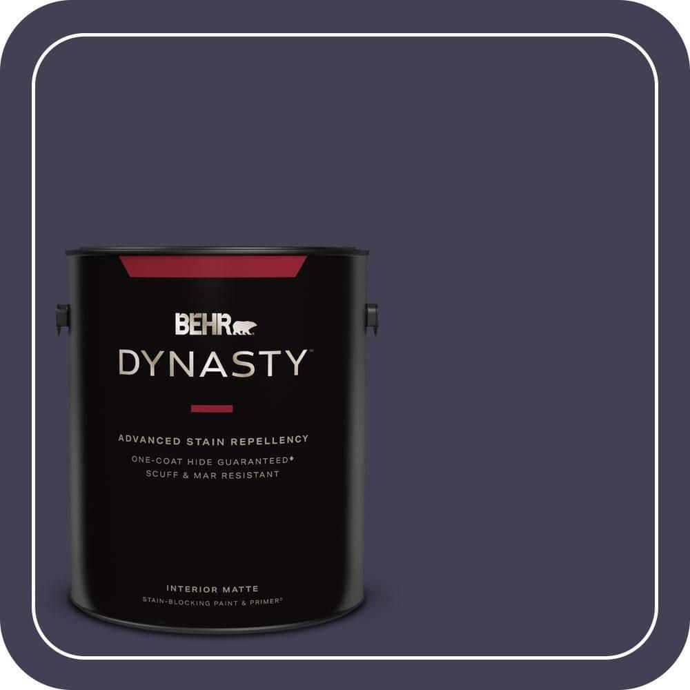 BEHR DYNASTY 1 gal. #MQ5-39 Artistic License One-Coat Hide Matte Interior Stain-Blocking Paint & Primer
