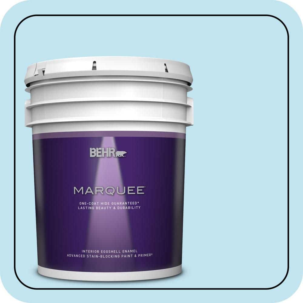 BEHR MARQUEE 5 gal. #530A-2 Skylark Eggshell Enamel Interior Paint & Primer