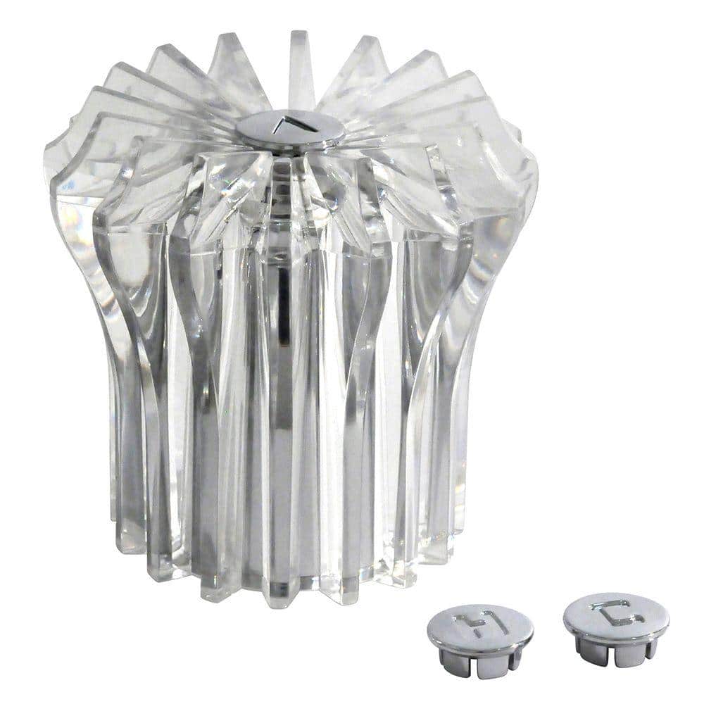 DANCO Replacement Tub/Shower Faucet Handle for Price Pfister Marquis in Clear Acrylic (1)
