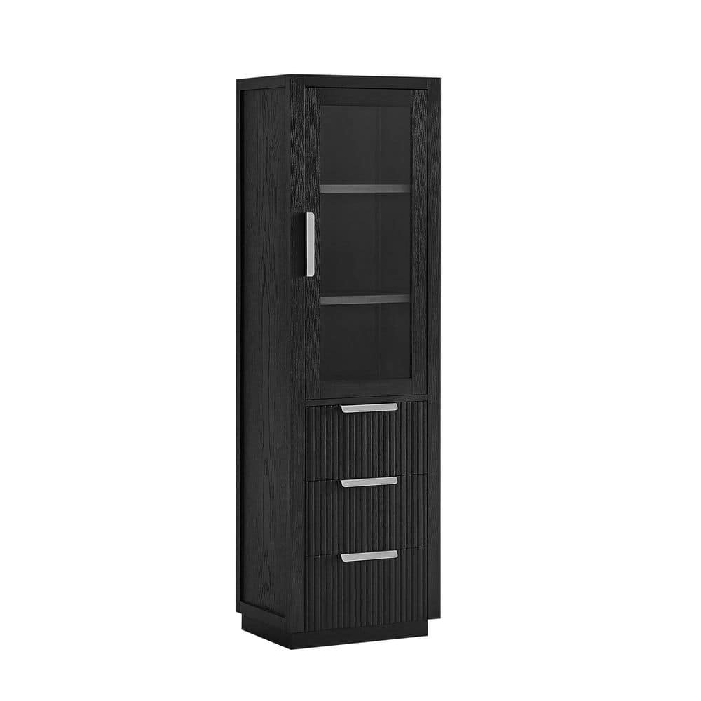 ROSWELL Santarem 21.7 in.W 16 in.D 72 in.H Linen Cabinet (2)