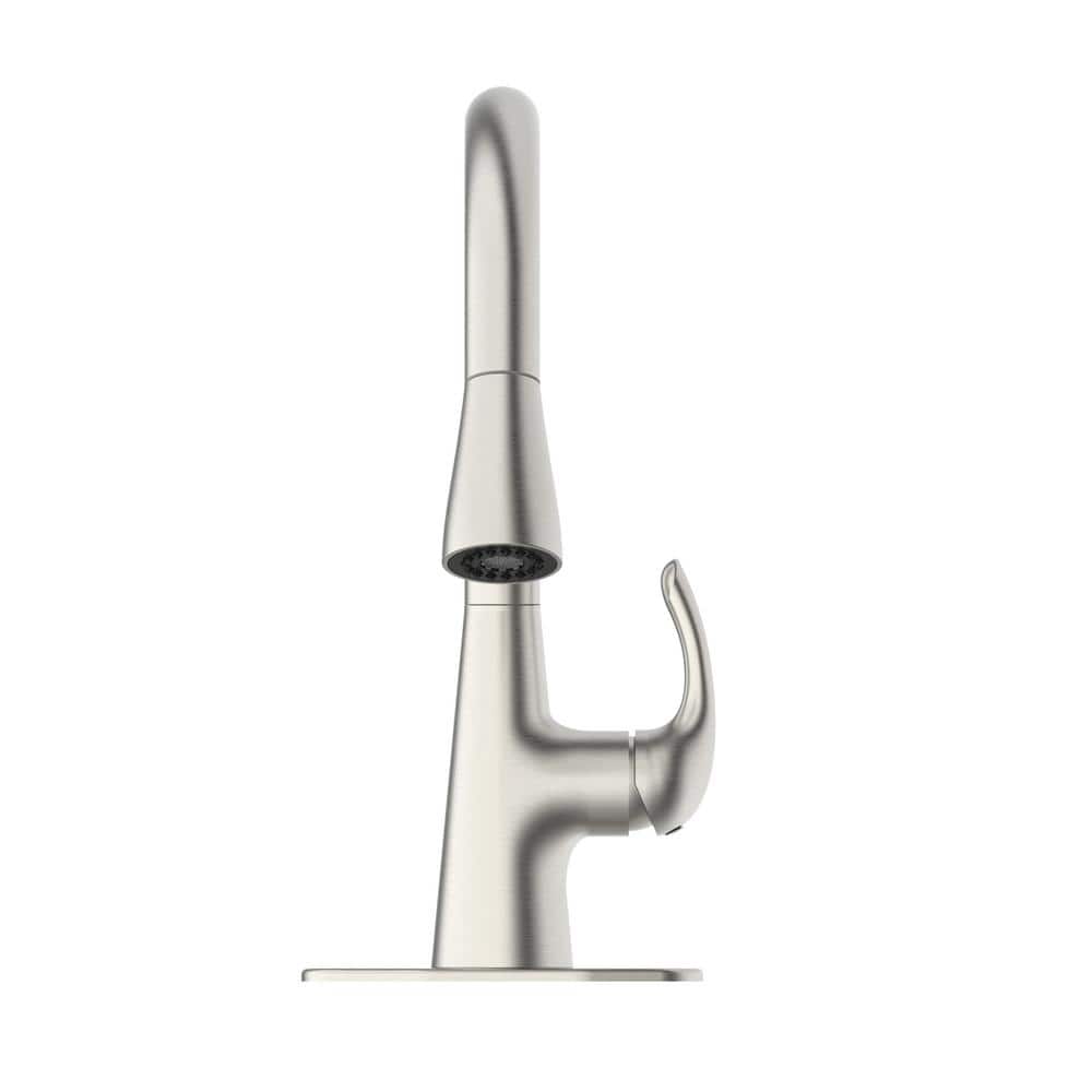 Glacier Bay Clare Single Handle Pull Down Sprayer Laundry Utility Faucet in Spot Free Stainless Steel (3)