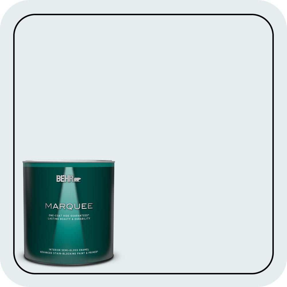 BEHR MARQUEE 1 qt. #550E-1 Breaker Semi-Gloss Enamel Interior Paint & Primer