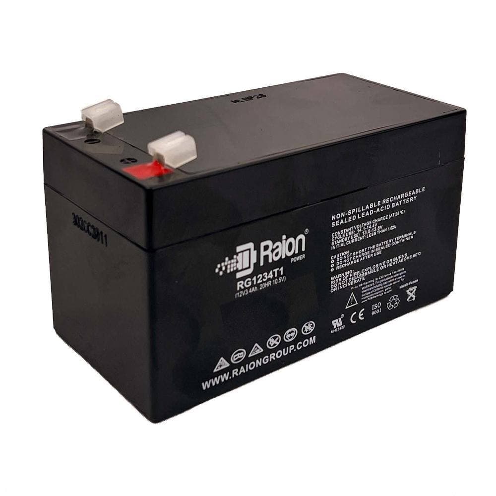 Raion Power RG1234T1 12-Volt 3.4Ah Replacement Battery for LONG WP3-12