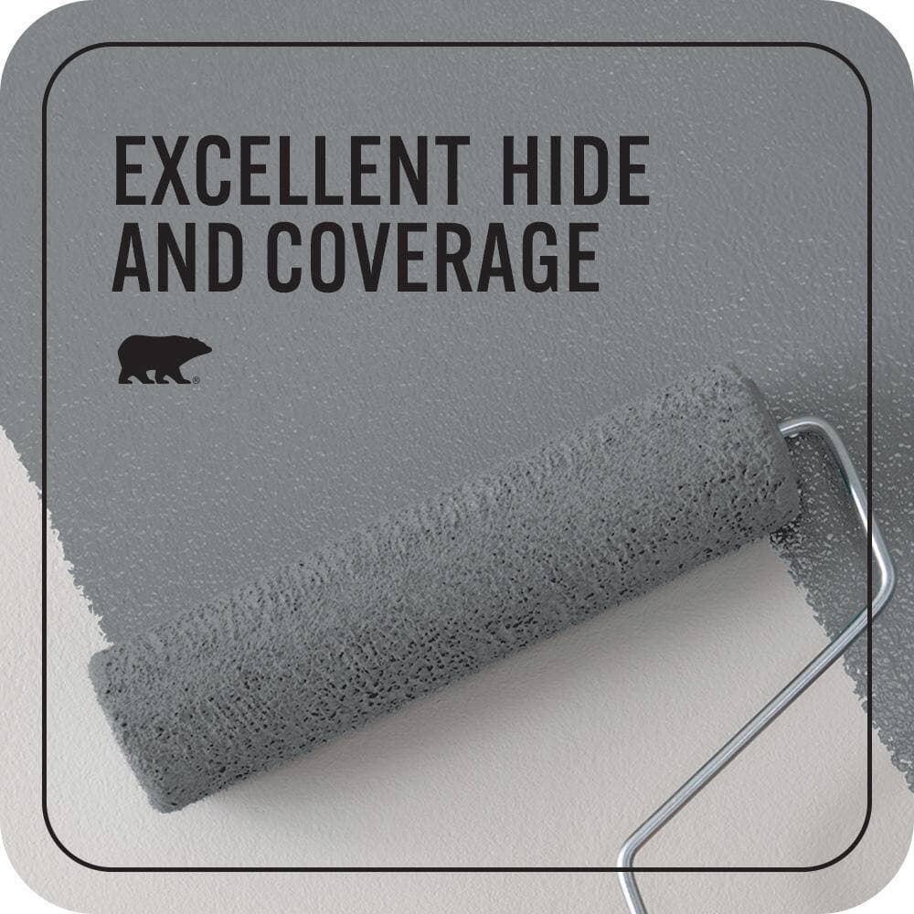 BEHR PREMIUM PLUS #N500-5 Magnetic Gray color Enamel EcoMix Plant-Based & Primer (2)
