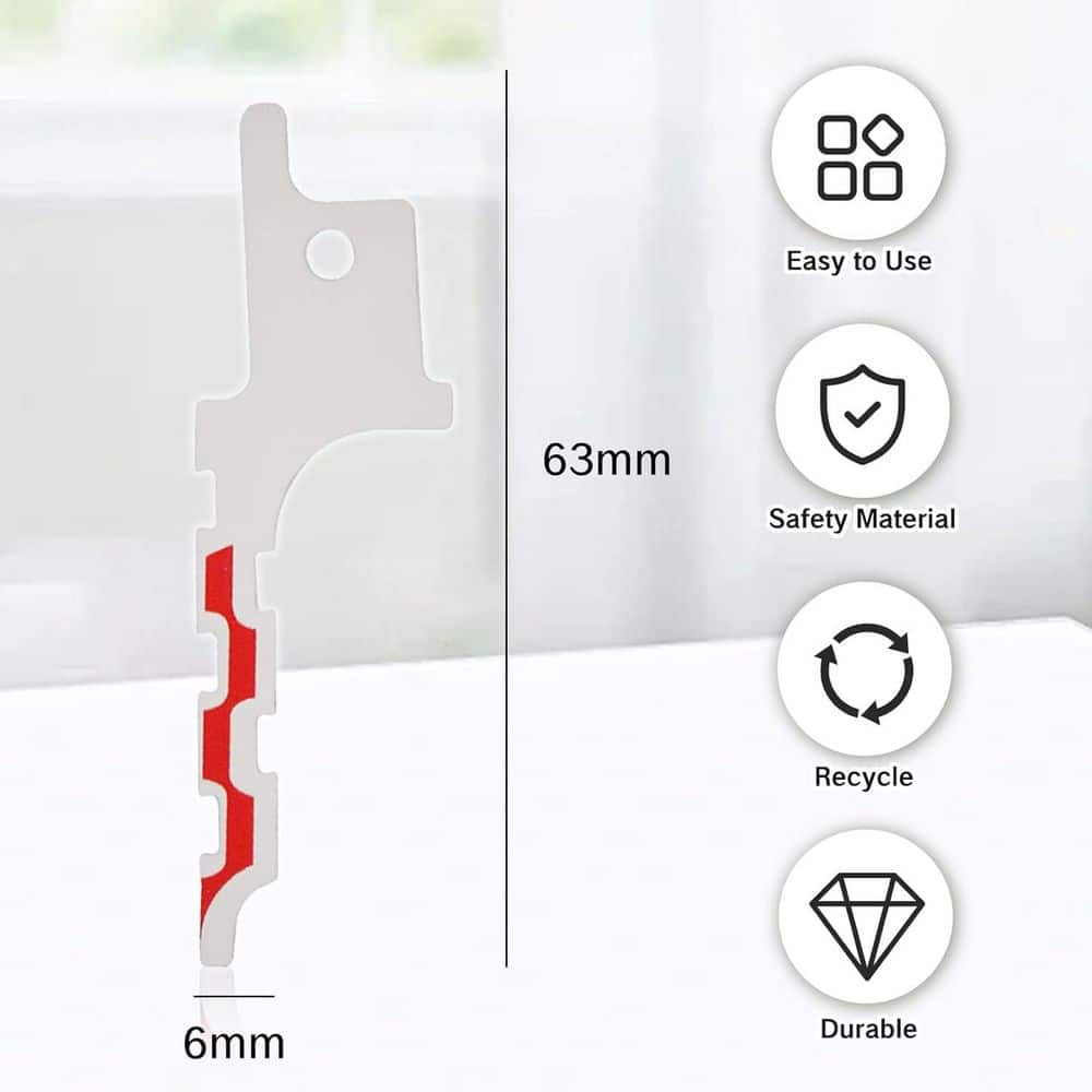Unbranded 48-00-1640 Drywall Reciprocating Saw Blade with Blunt Point Durable High-Performance Cutting for Most Saws (4-Pack) (2)