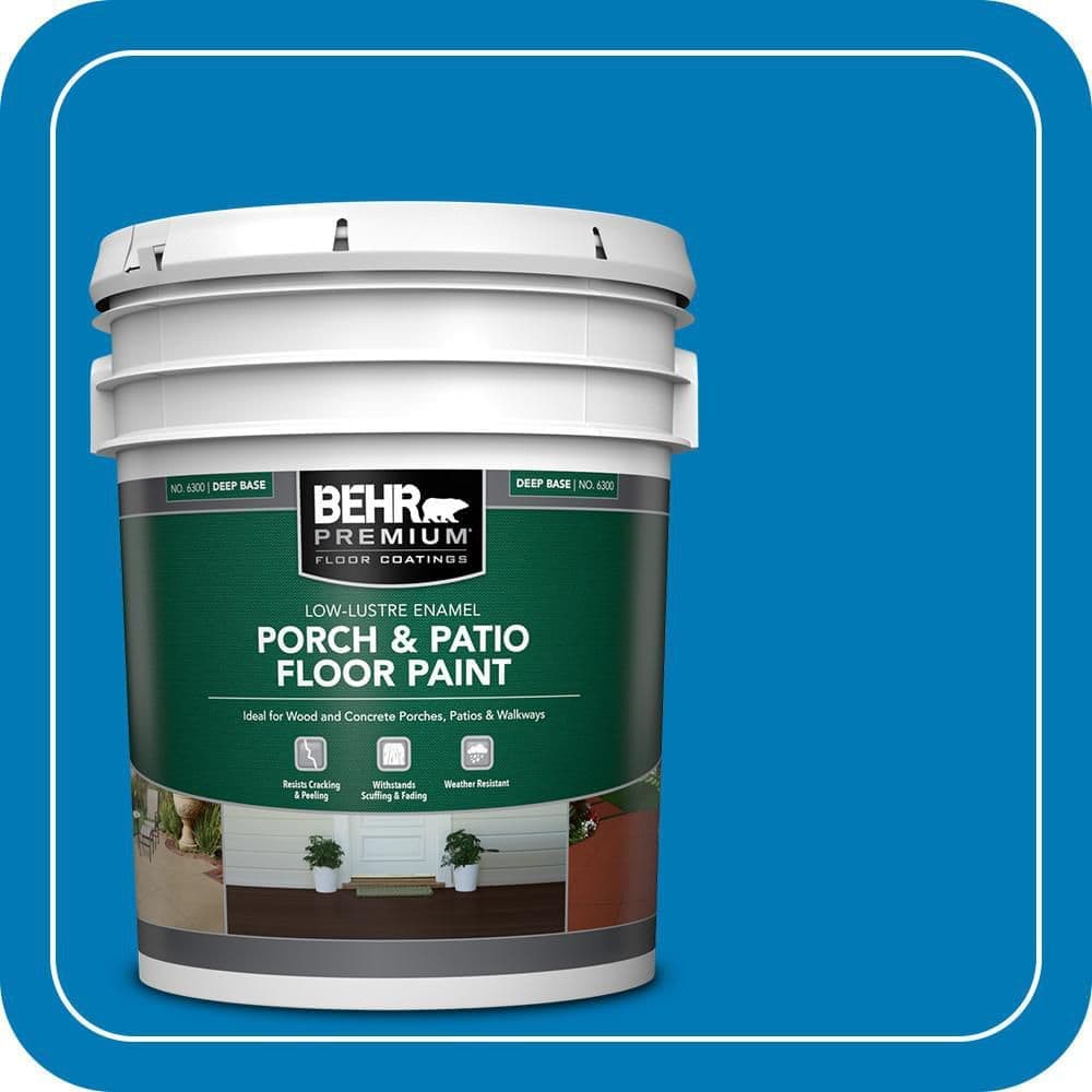 BEHR PREMIUM #P500-6 Low-Lustre Enamel Interior/Exterior Porch and Patio Floor Paint (1)
