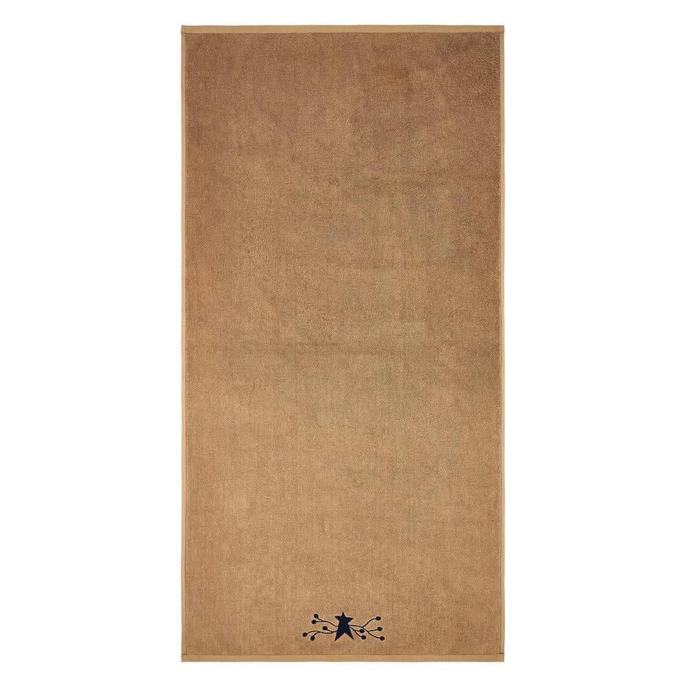 VHC Brands Pip Vinestar Tan Primitive Country Cotton Bath Towel (Set of 2) (3)