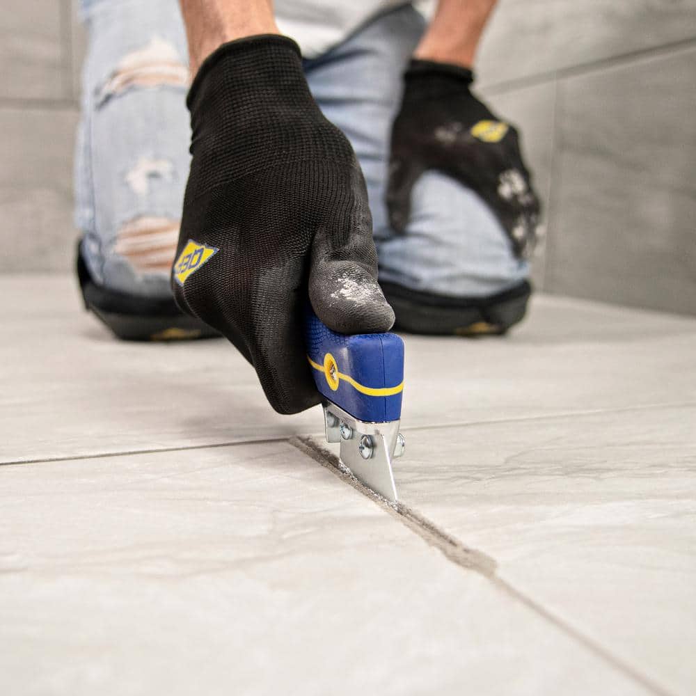 QEP Professional Handheld Grout Saw with Non-slip, Rubber Grip and 2 Blades to Strip, Remove, and Clean Grout (3)