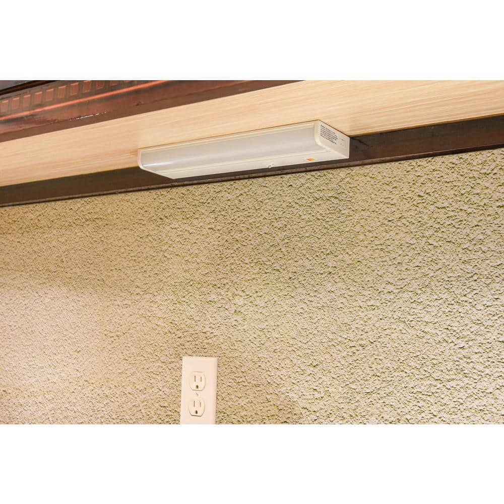 Commercial Electric Direct Wire Aluminum 12 in. LED White CCT Changing Under Cabinet Light (4)