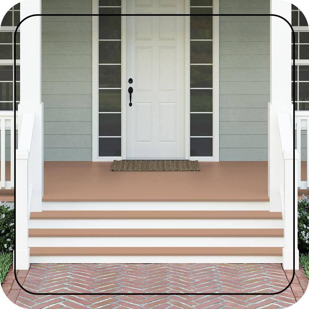 BEHR PREMIUM #S210-4 Textured Low-Lustre Enamel Interior/Exterior Porch and Patio Anti-Slip Floor Paint (2)