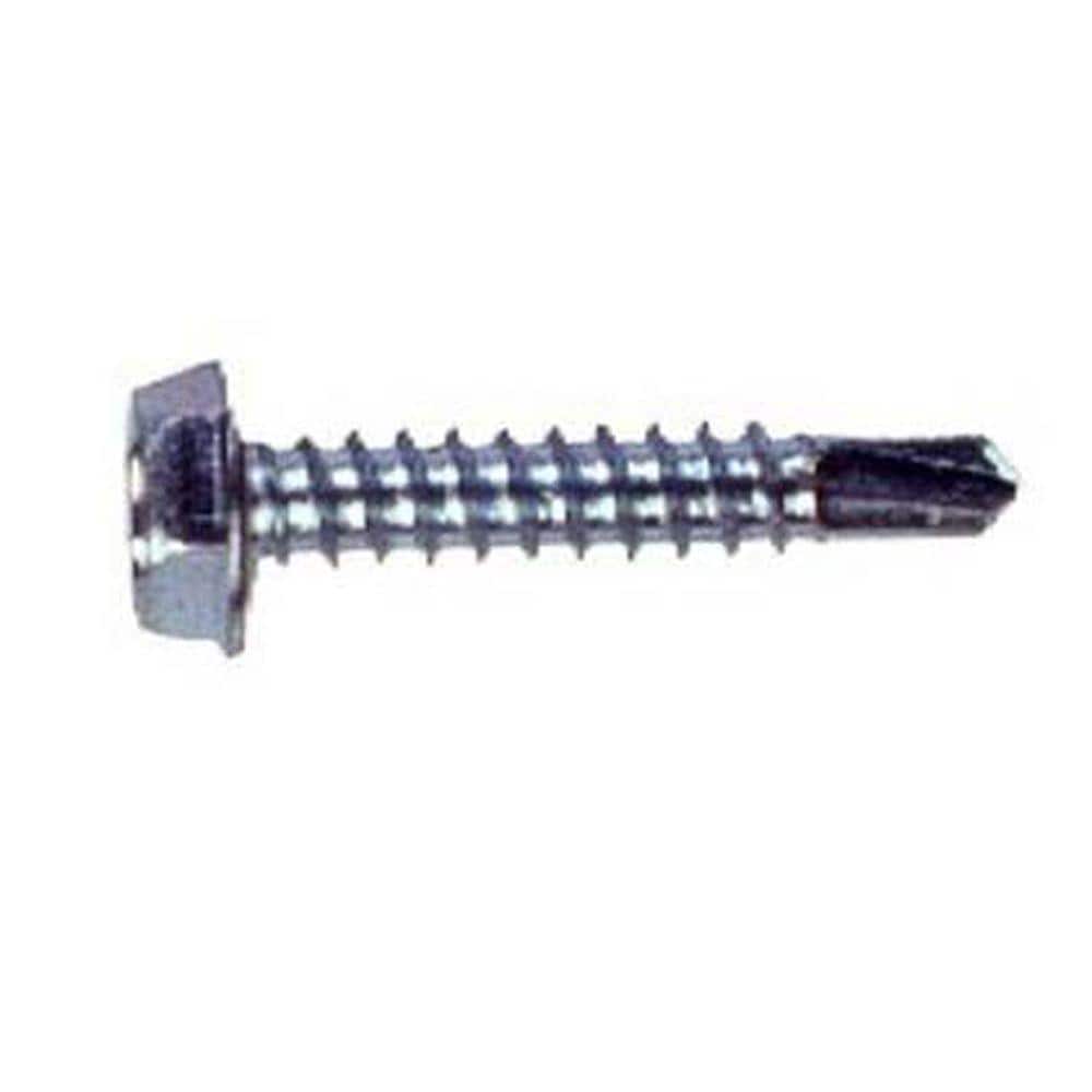 Pro-Twist #10 x 1 in. Hex Washer Head Sheet Metal Screws 1 lb. Box (2)
