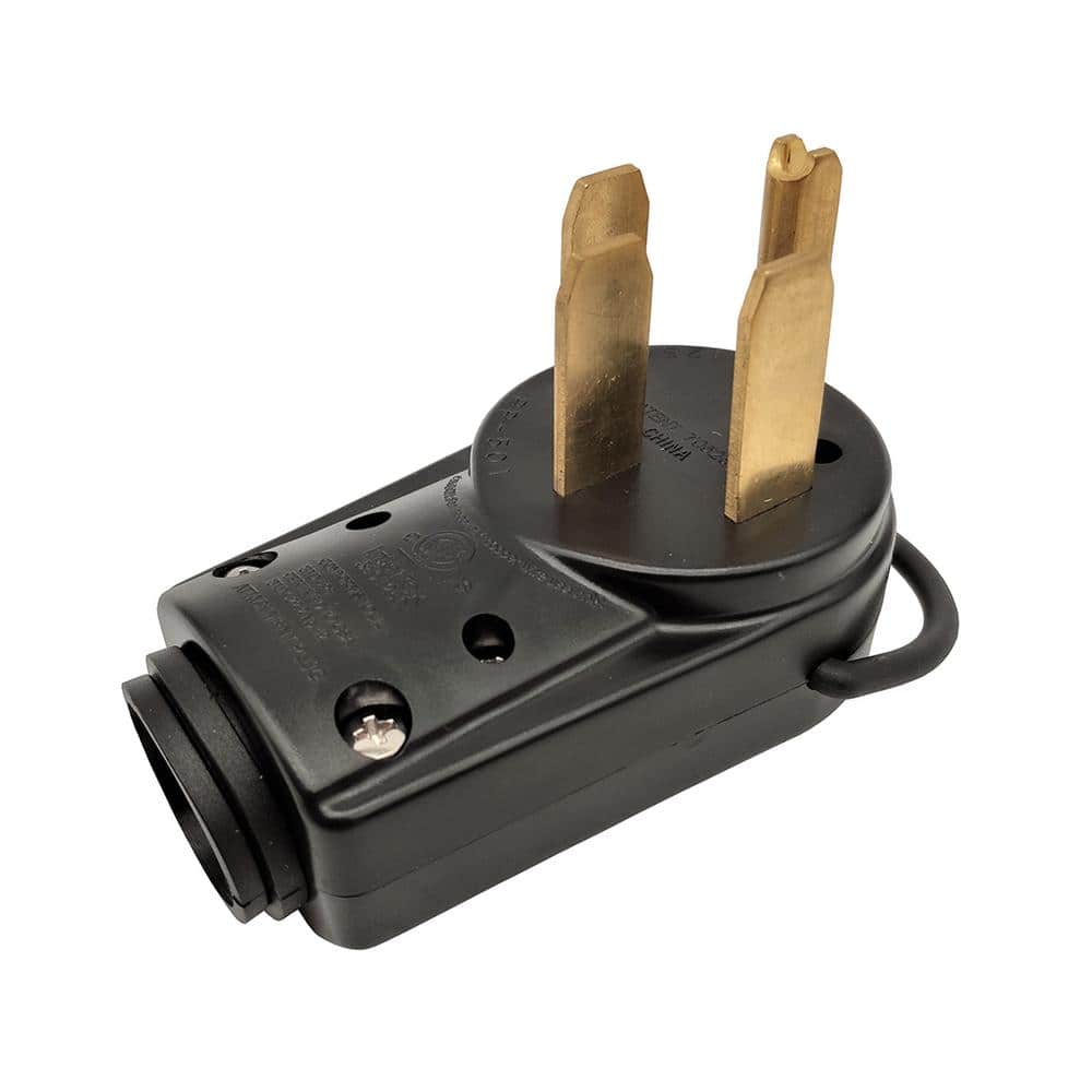 parkworld RV 50 Amp 125-Volt/250-Volt Power Replacement NEMA 14-50P Male Assembly Plug with Handle (2)