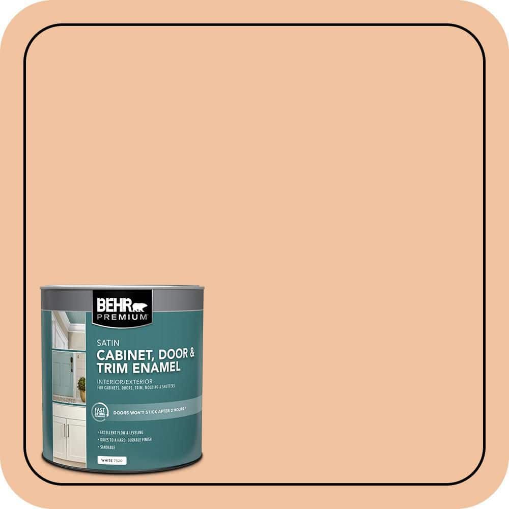 BEHR PREMIUM 1 qt. #M220-3 Carving Party Satin Enamel Interior/Exterior Cabinet, Door & Trim Paint