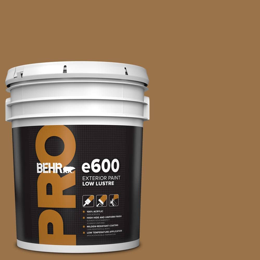 BEHR PRO 5 gal. #PPU4-17 Olympic Bronze Low Luster Exterior Paint