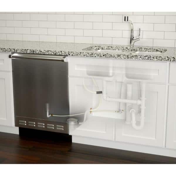 SharkBite 1/2 in. Brass Push-to-Connect Dishwasher Installation Kit (2)
