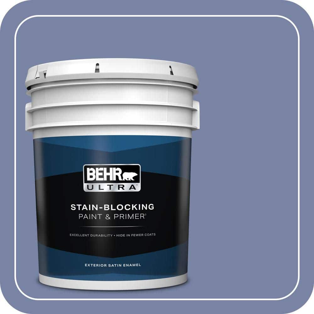 BEHR ULTRA 5 gal. #620D-5 Romanesque Satin Enamel Exterior Paint & Primer