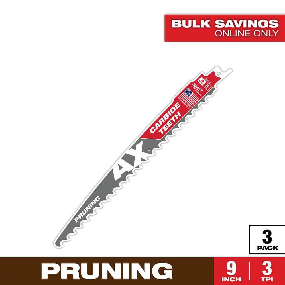 Milwaukee TPI Pruning Teeth Cutting SAWZALL Reciprocating Saw (1)