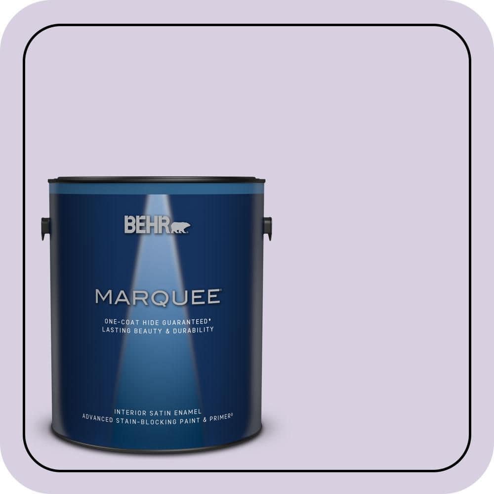 BEHR MARQUEE 1 gal. #M560-2 Fanciful Satin Enamel Interior Paint & Primer