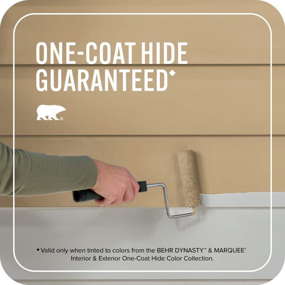 BEHR MARQUEE 1 gal. #PMD-50 Winter Wheat Flat Exterior Paint & Primer (3)