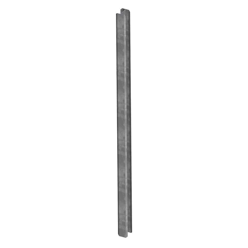 Barrette Outdoor Living 4 in. x 4 in. x 58 in. Metal Gate Post Insert