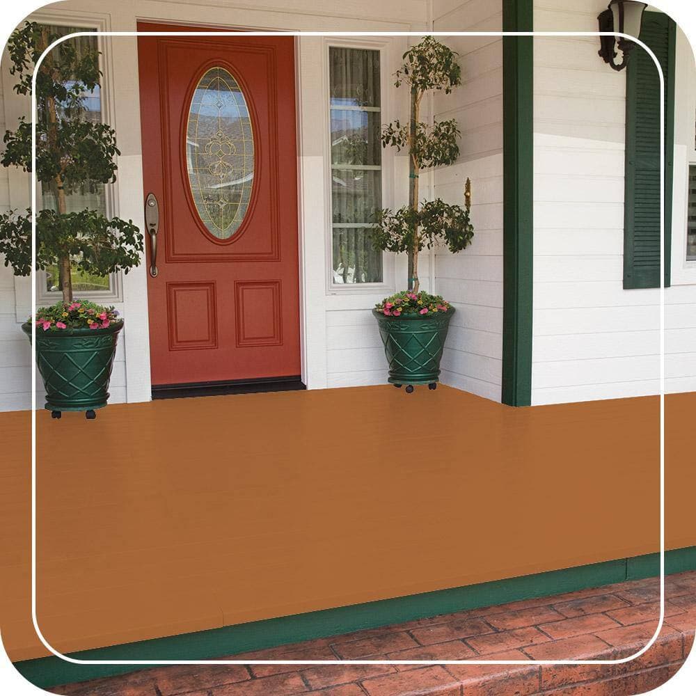 BEHR PREMIUM #M230-7 Low-Lustre Enamel Interior/Exterior Porch and Patio Floor Paint (2)