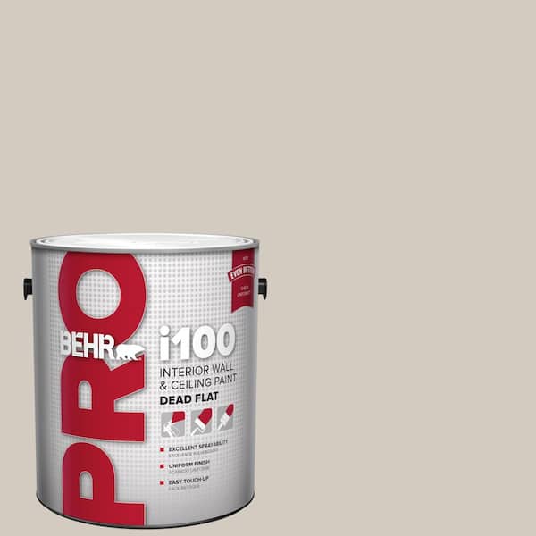 BEHR PRO 1 gal. #N220-2 Ashen Tan Dead Flat Interior Paint (2)