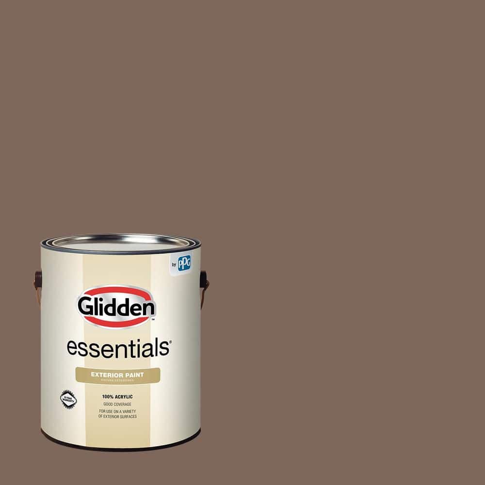 Glidden Essentials 1 gal. PPG1076-6 Warrior Semi-Gloss Exterior Paint