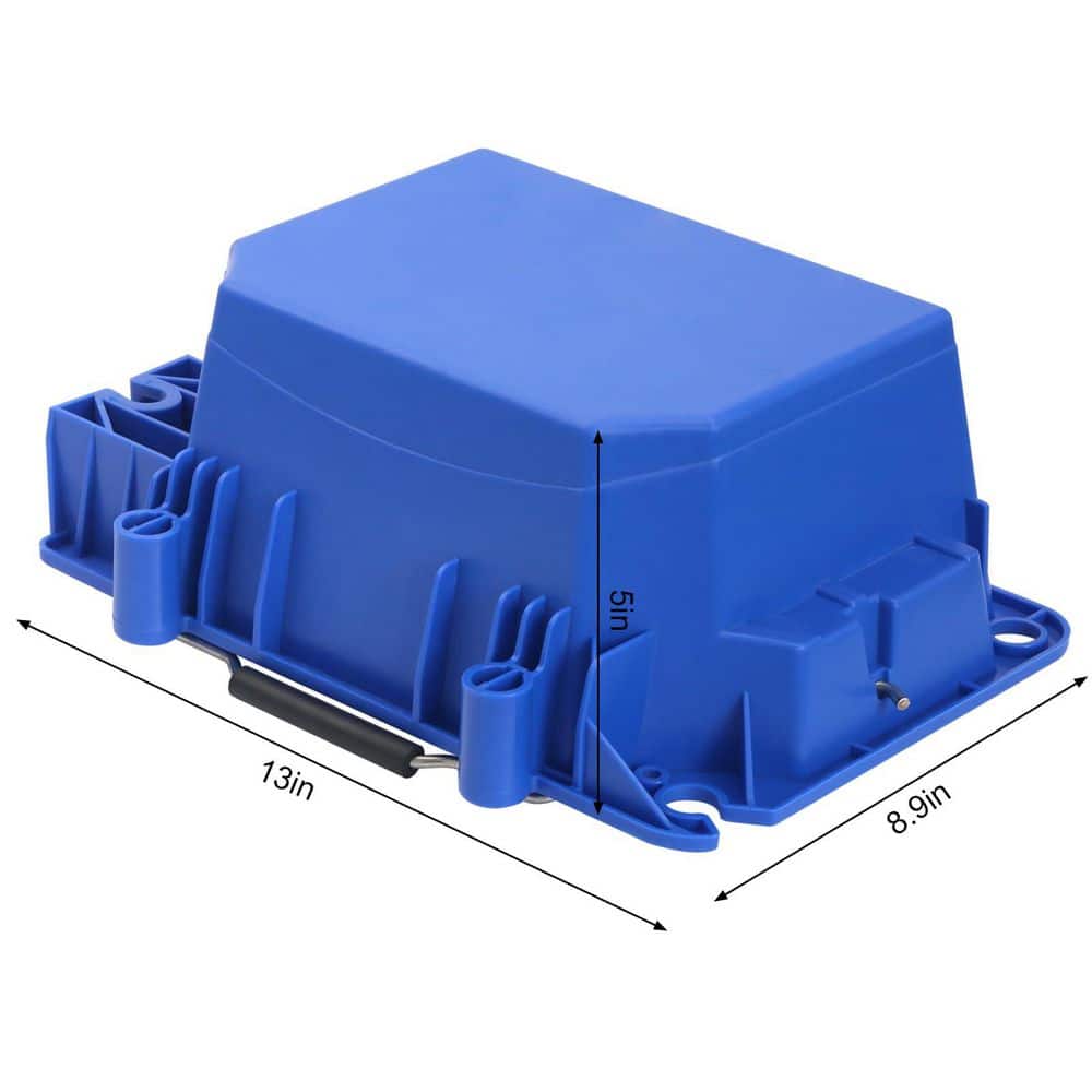 Helhom 13 in. L x 8.9 in. W x 5 in. H Blue Ladder Bucket, Ladder Tool Holder, Ladder Accessories for Werner Ladder (3)