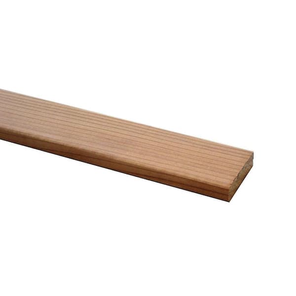 Mendocino Forest Products Redwood B Grade Heart Board (Common: 5/8 in. x 2-3/8 in. x 8 ft.; Actual: 0.625 in. x 2.375 in. x 96 in.) (2)