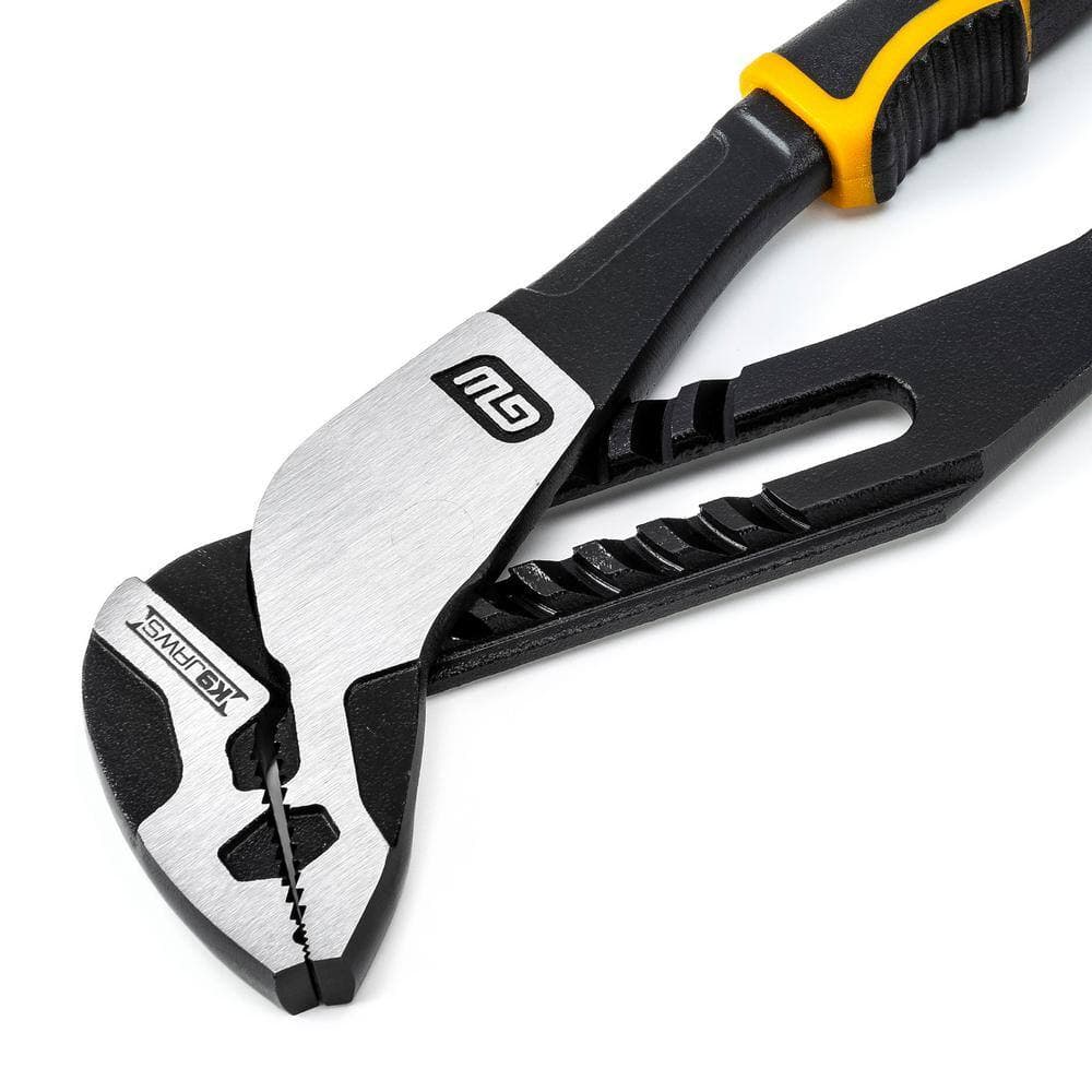 GEARWRENCH 8 in. PITBULL K9 Straight Jaw Dual Material Grip Tongue and Groove Pliers (3)
