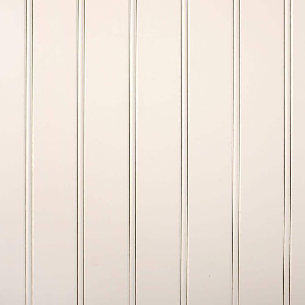 Unbranded 3/16 in x 24 in x 32 in Primed White MDF Beaded Wainscot Panel (5.3 sq. ft.)