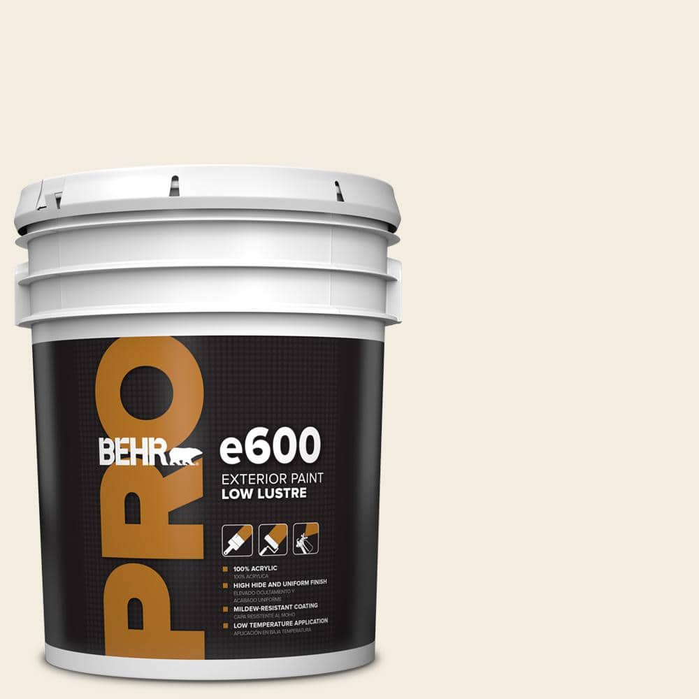 BEHR PRO 5 gal. #W-F-210 Nude Low Luster Exterior Paint