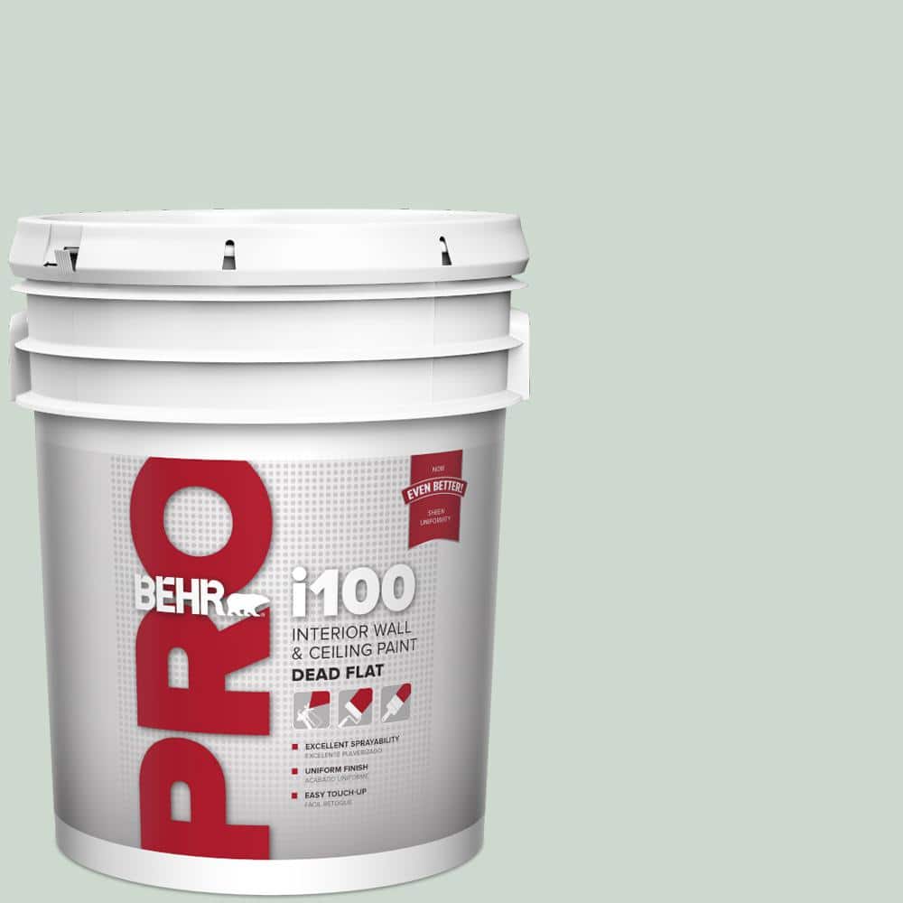 BEHR PRO 5 gal. #MQ3-21 Breezeway Dead Flat Interior Paint