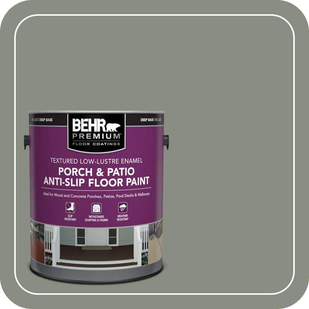 BEHR PREMIUM 1 gal. #PFC-43 Peaceful Glade Textured Low-Lustre Enamel Interior/Exterior Porch and Patio Anti-Slip Floor Paint