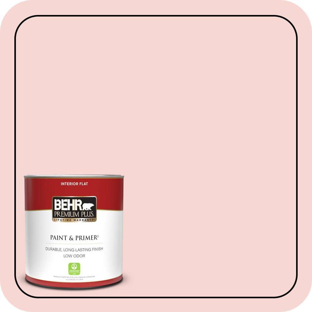 BEHR PREMIUM PLUS #M160-1 Cupcake Pink Enamel Low Odor & Primer