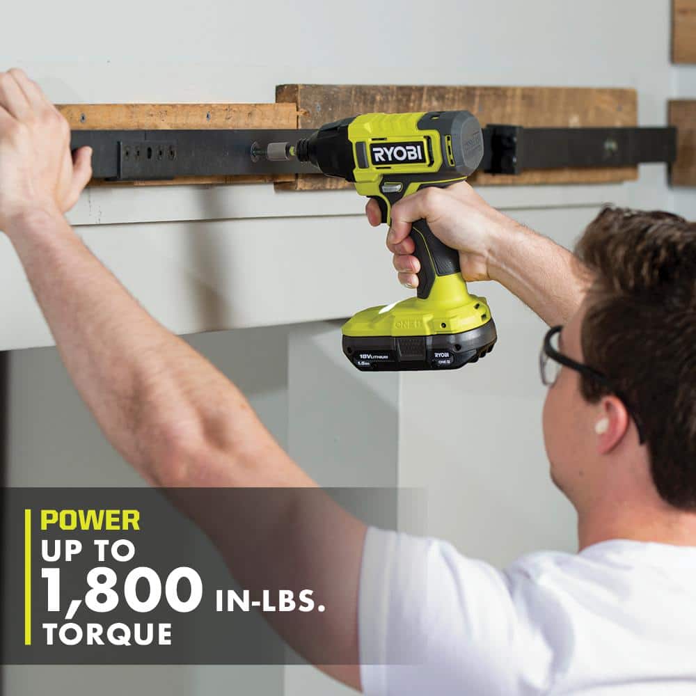 RYOBI ONE+ 18V Cordless 1/4 in. Impact Driver (Tool Only) (4)