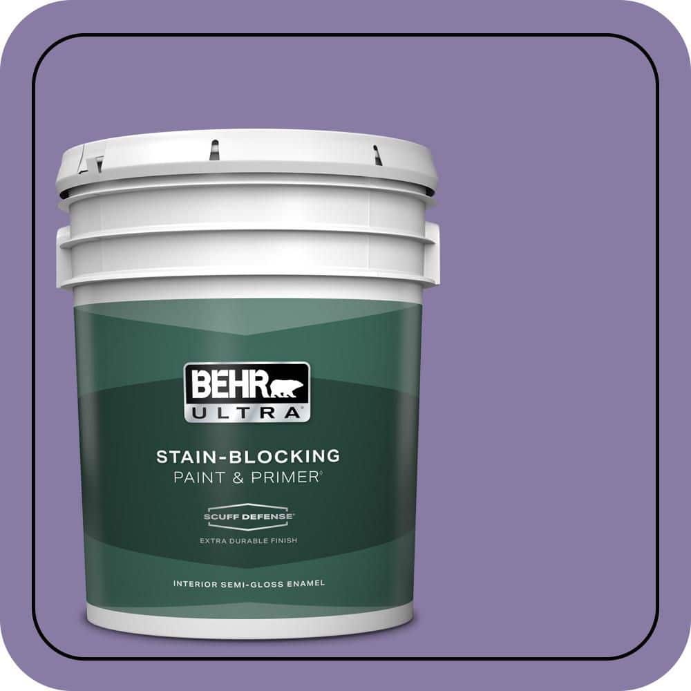 BEHR ULTRA 5 gal. #M560-5 Second Pour Extra Durable Semi-Gloss Enamel Interior Paint & Primer